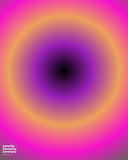 Pink Radiant Circle No1
