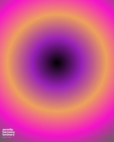 Pink Radiant Circle No1