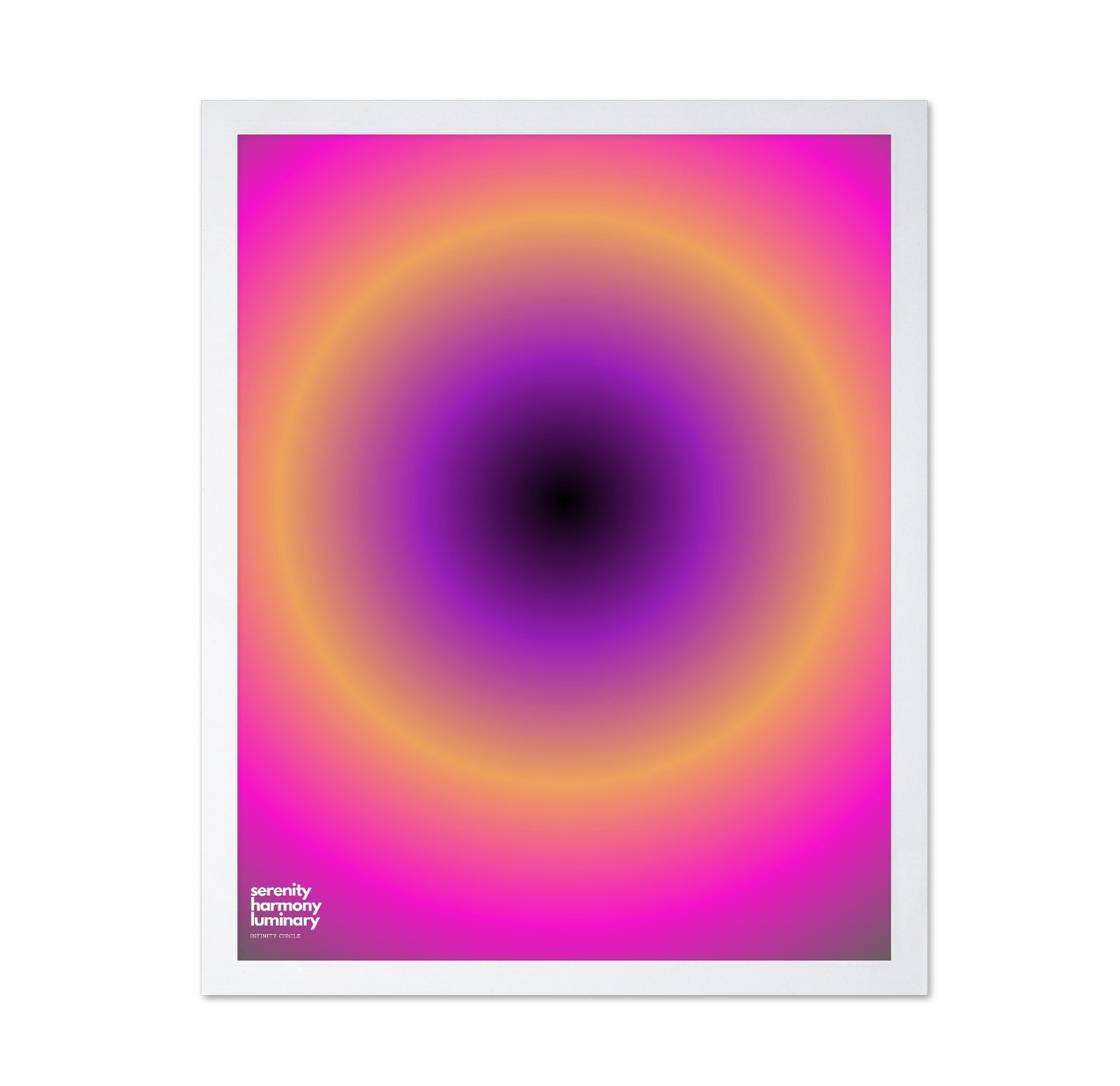 Pink Radiant Circle No1