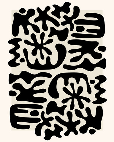 Organic Black Shapes