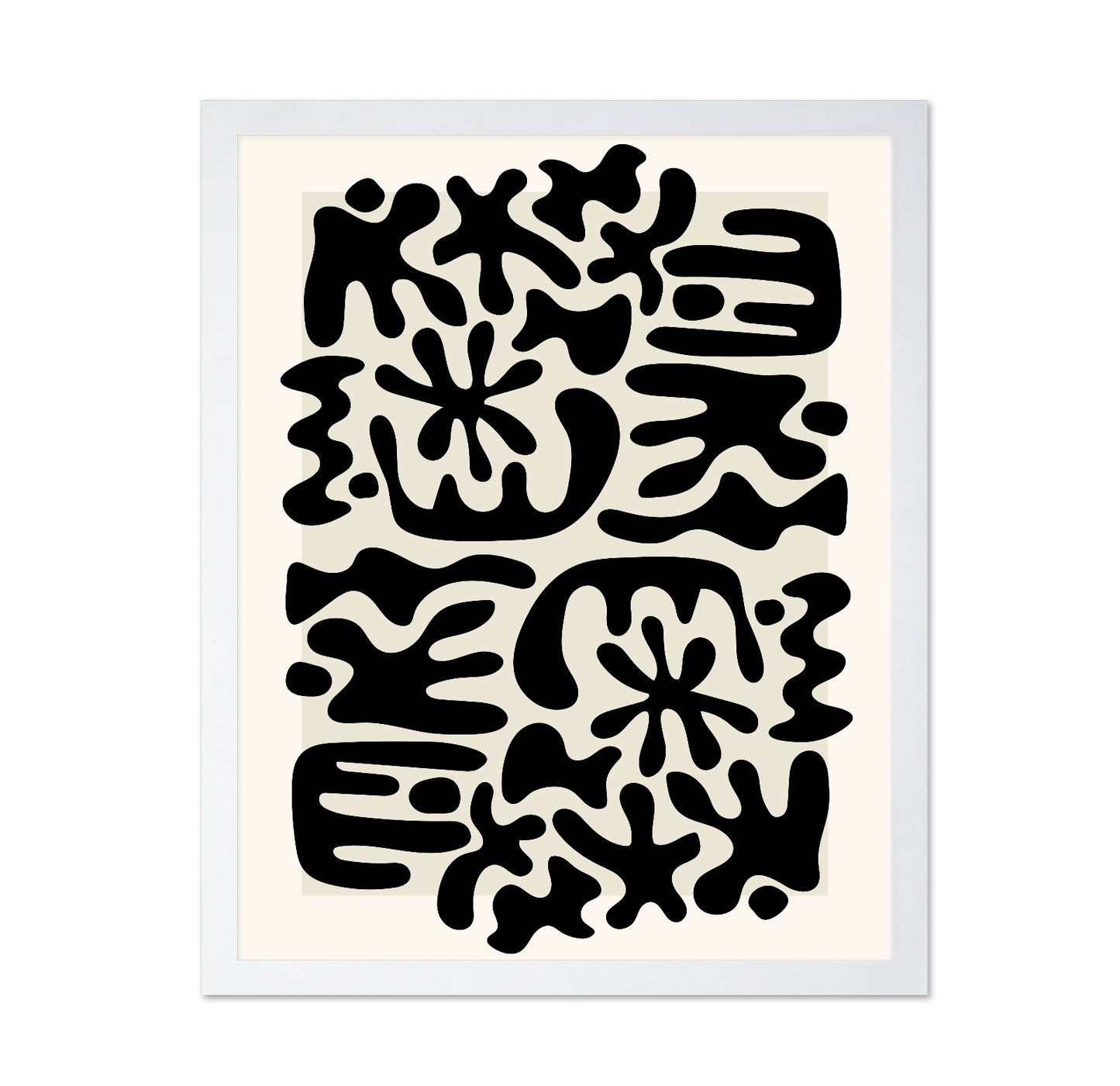 Organic Black Shapes