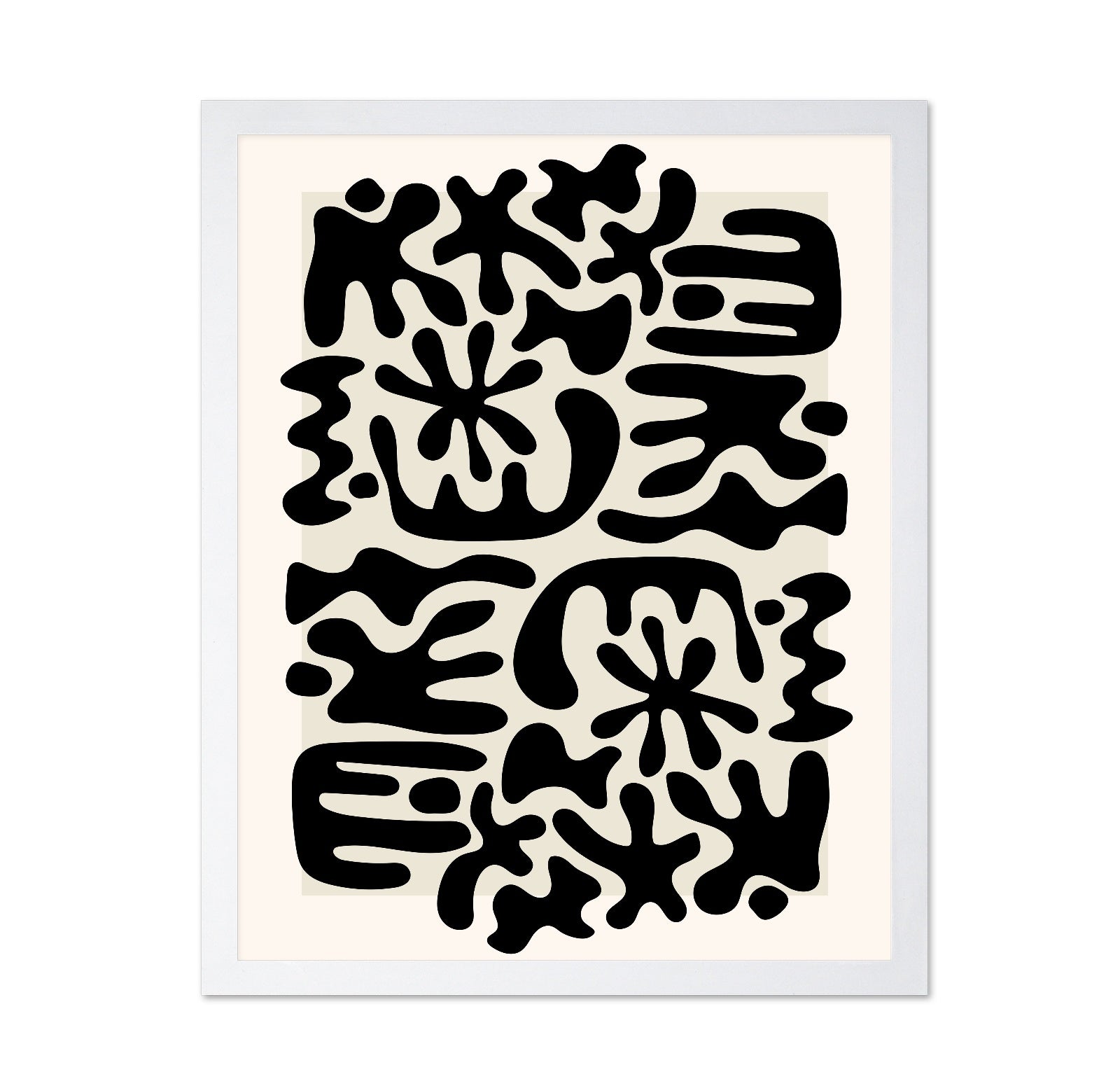 Organic Black Shapes