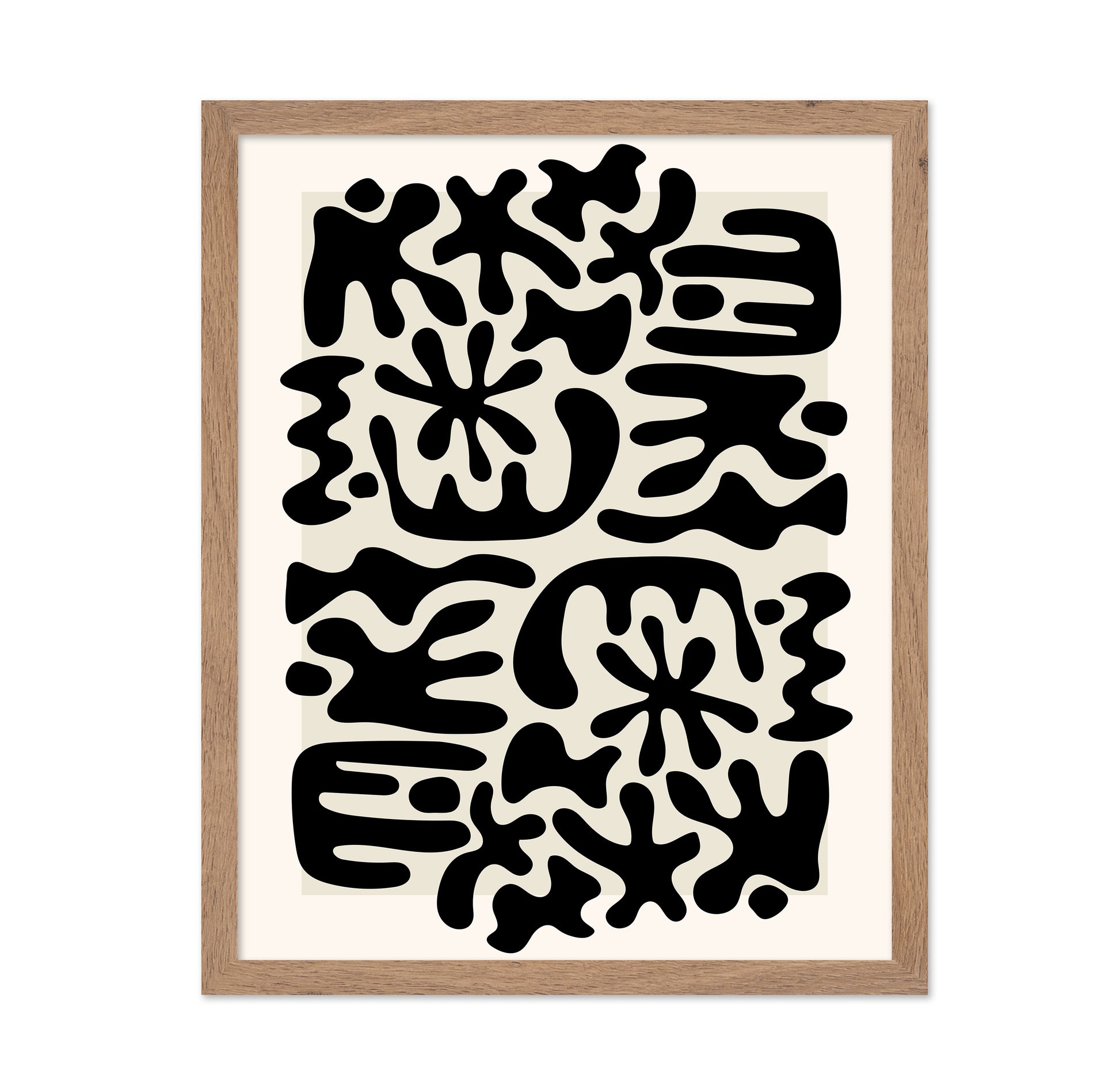 Organic Black Shapes