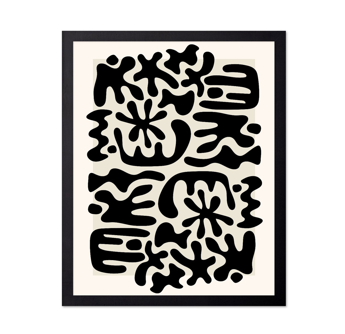 Organic Black Shapes