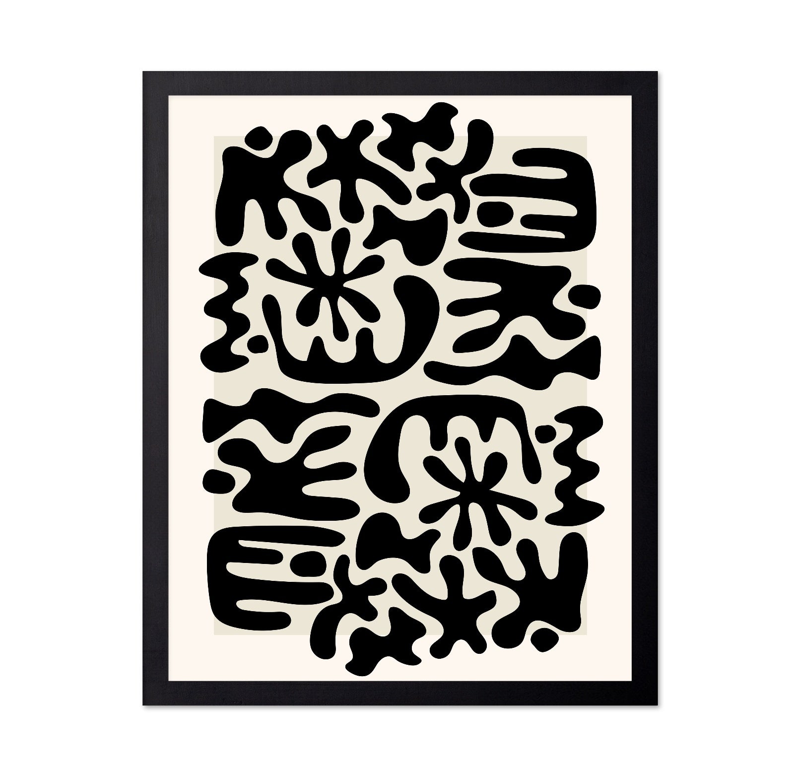 Organic Black Shapes