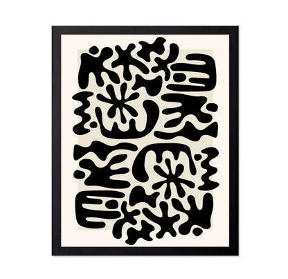 Organic Black Shapes