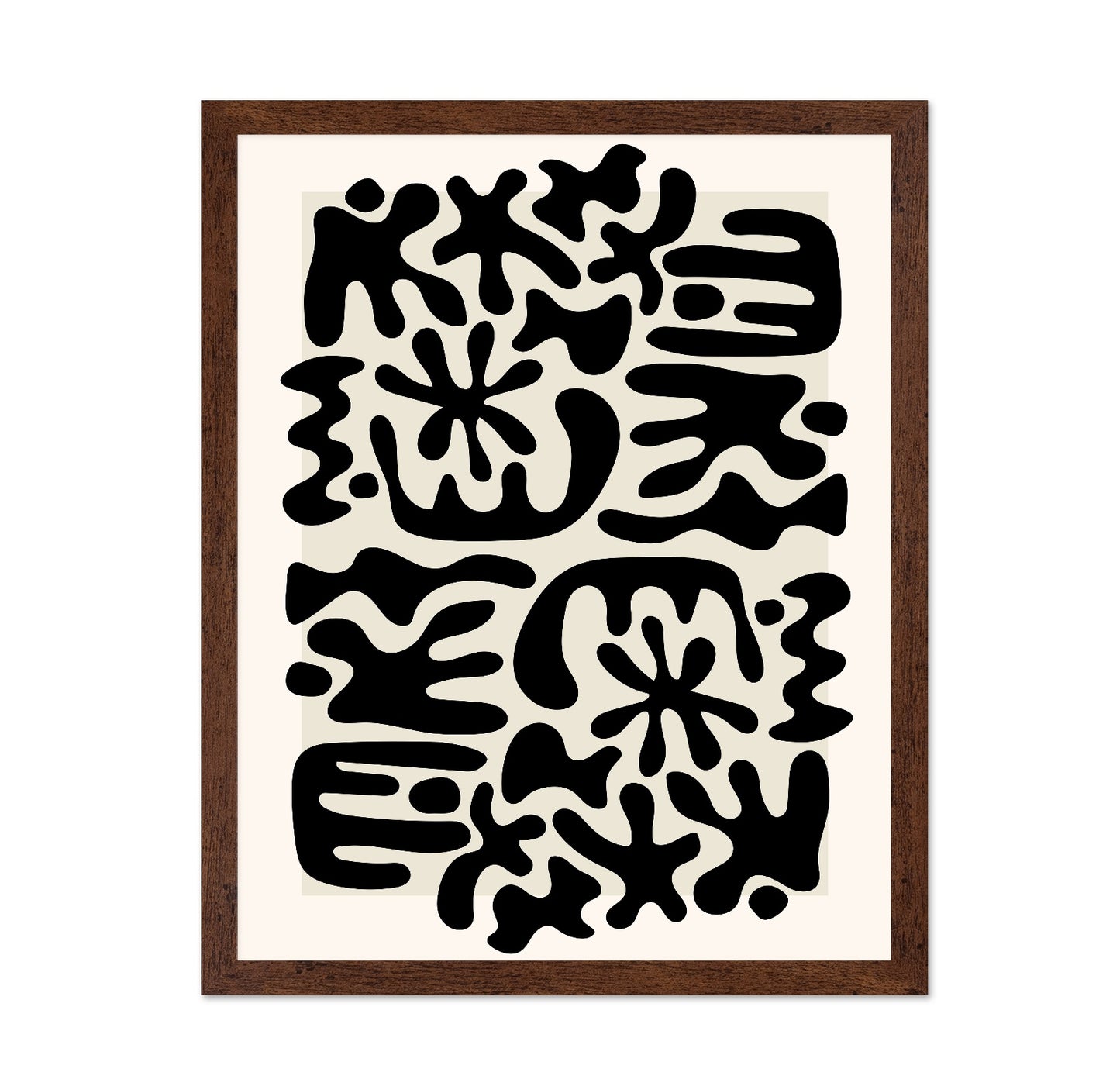Organic Black Shapes