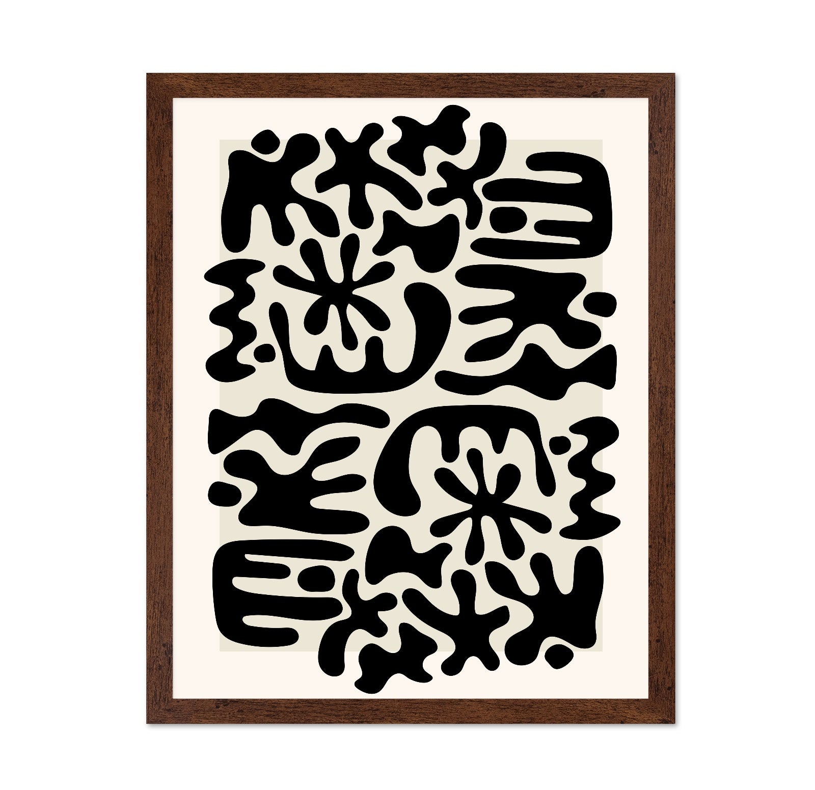 Organic Black Shapes
