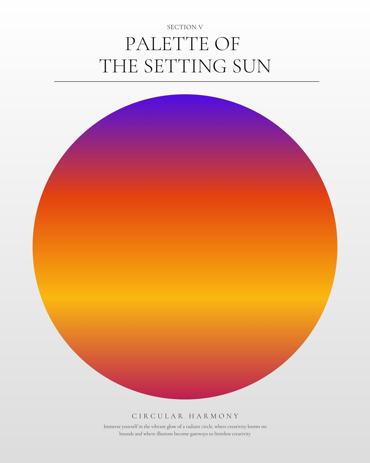 Sunset Gradient Orb