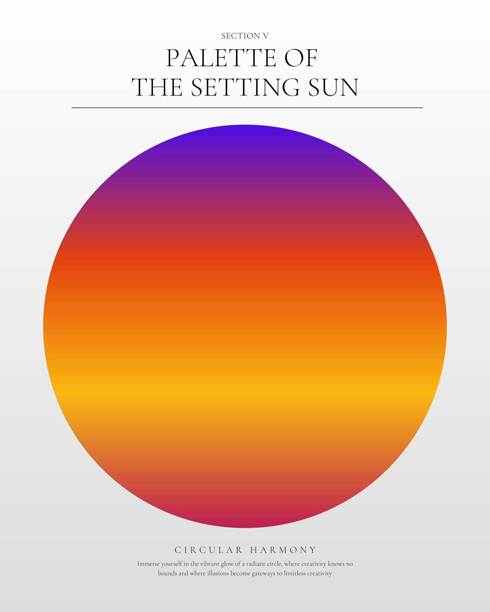 Sunset Gradient Orb