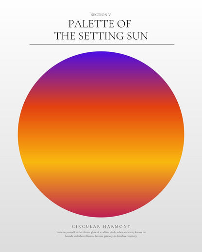 Sunset Gradient Orb