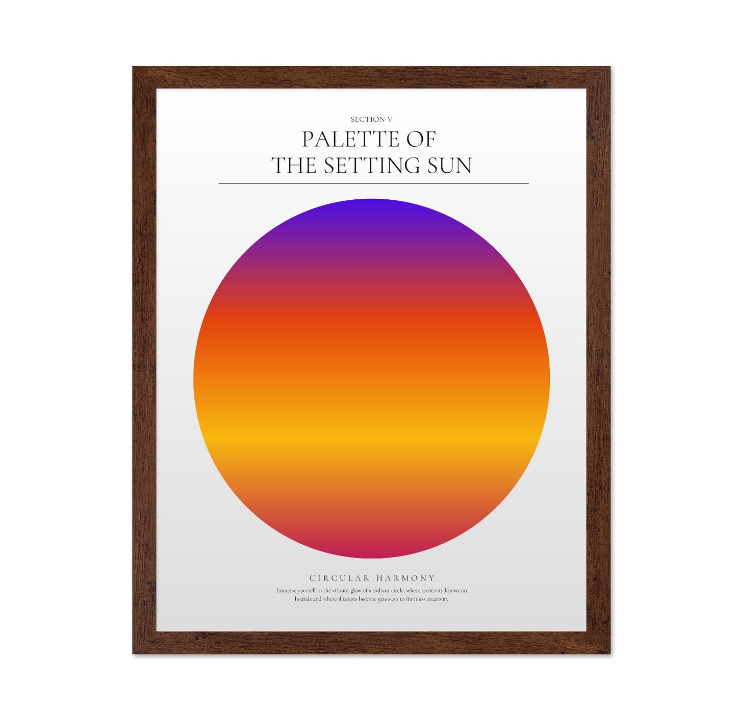 Sunset Gradient Orb