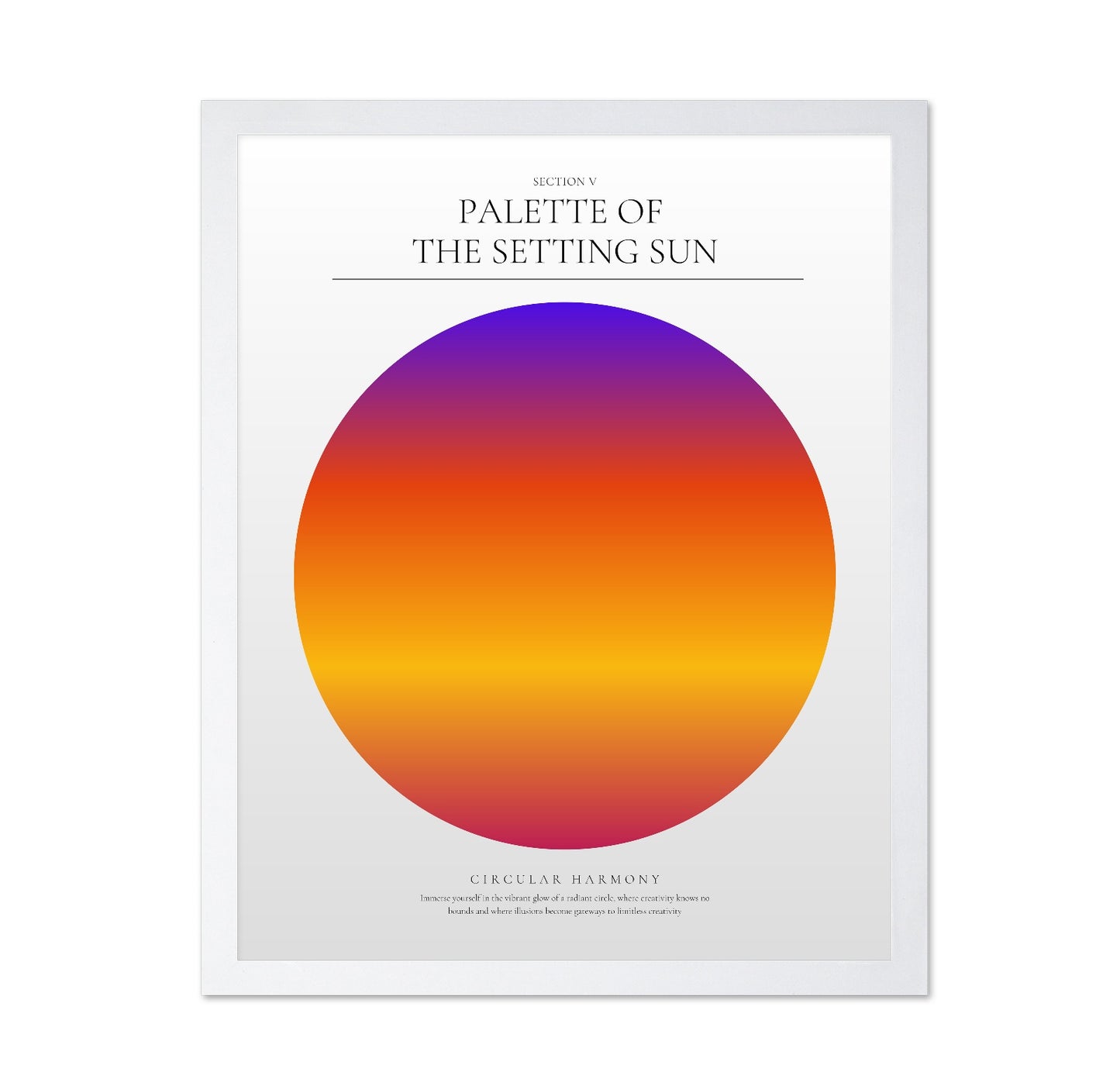 Sunset Gradient Orb
