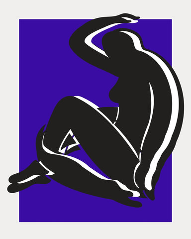 Seated Female Silhouette