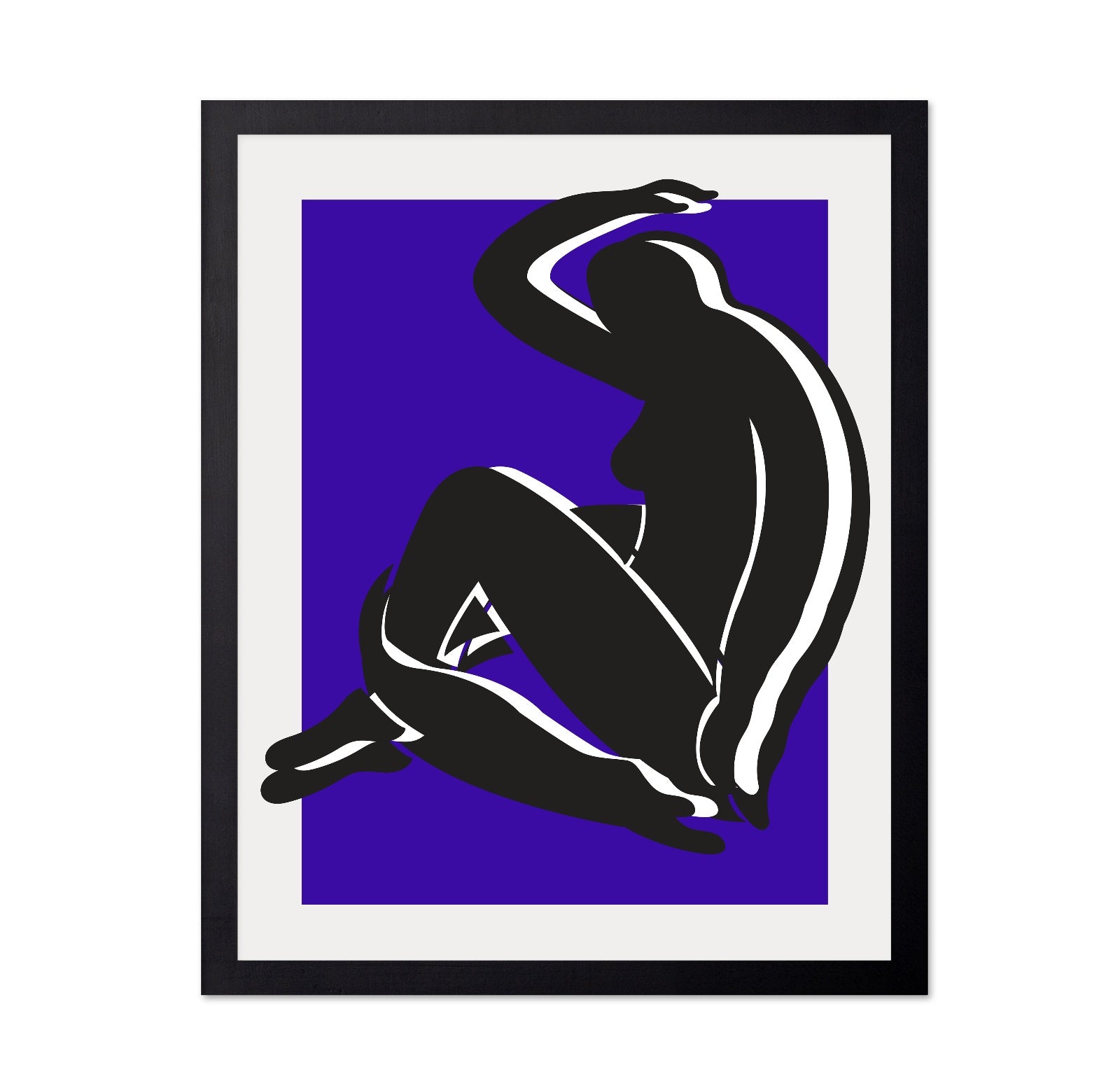 Seated Female Silhouette