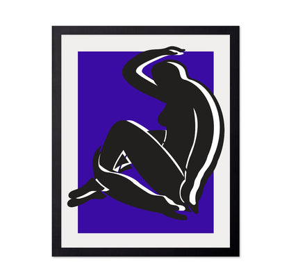 Seated Female Silhouette