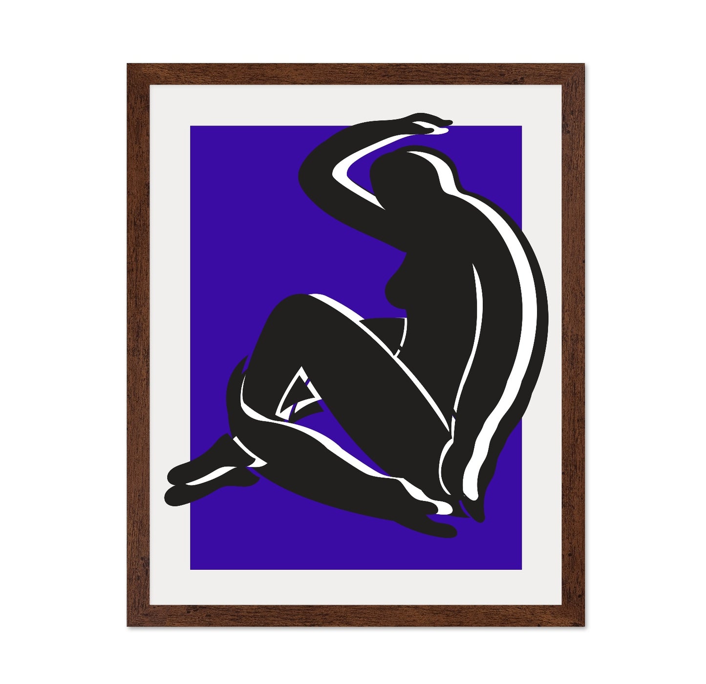 Seated Female Silhouette
