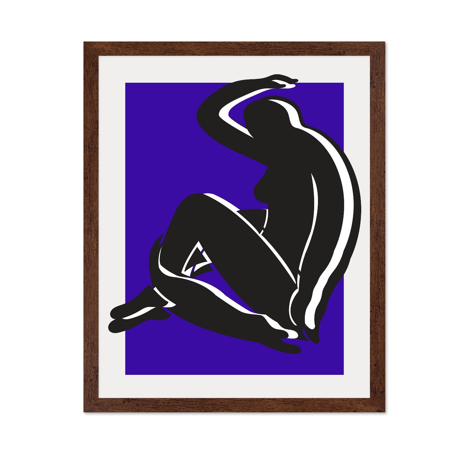 Seated Female Silhouette