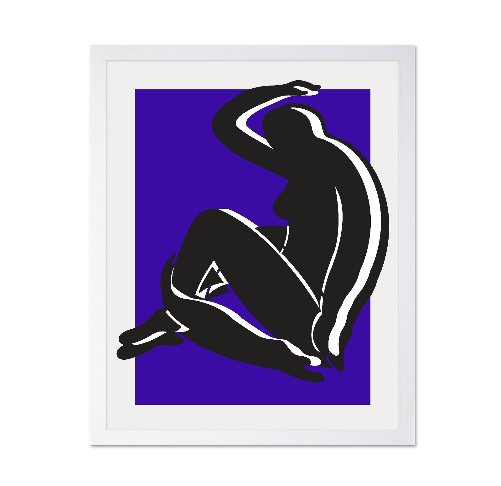 Seated Female Silhouette