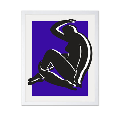 Seated Female Silhouette