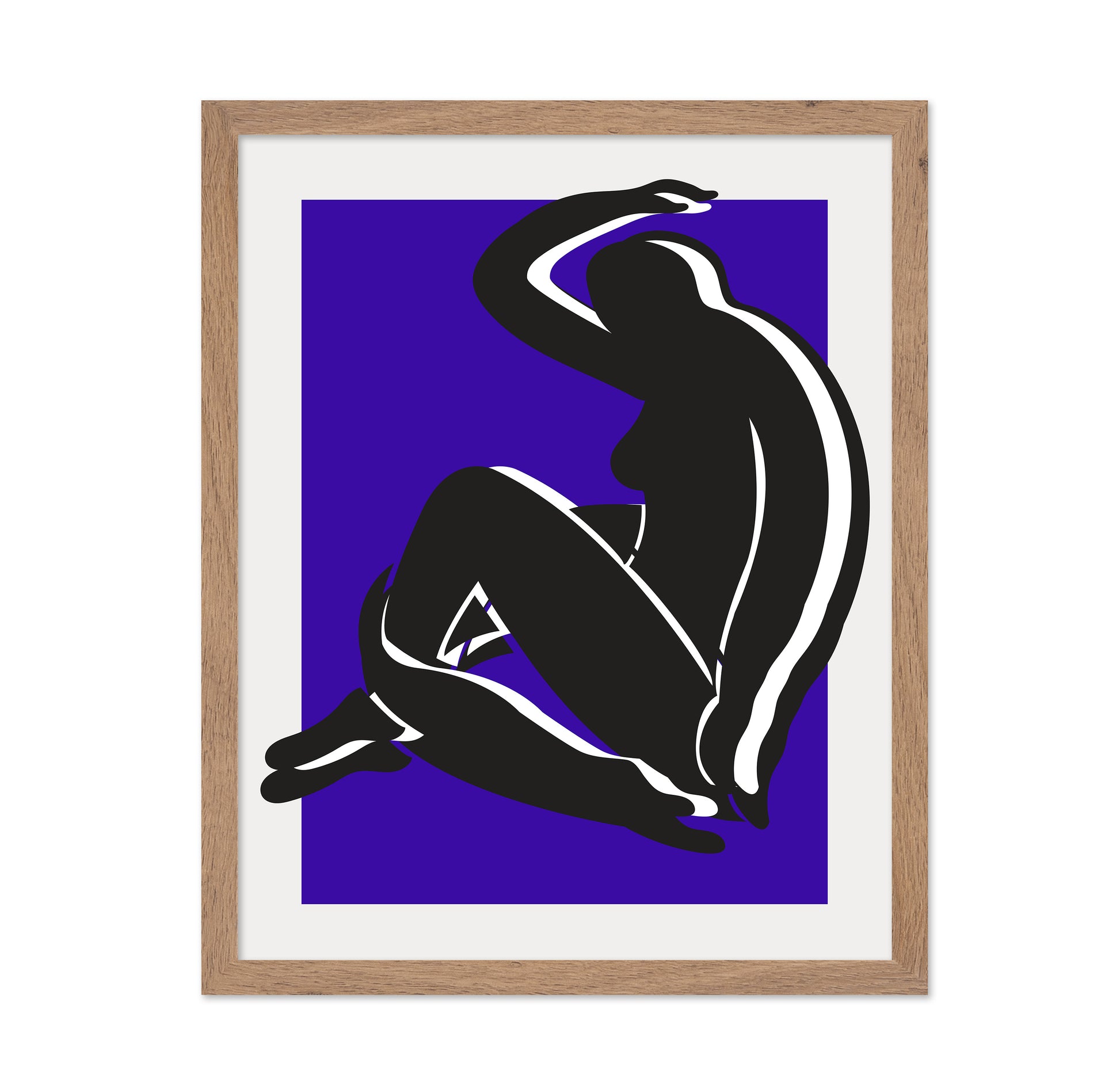 Seated Female Silhouette
