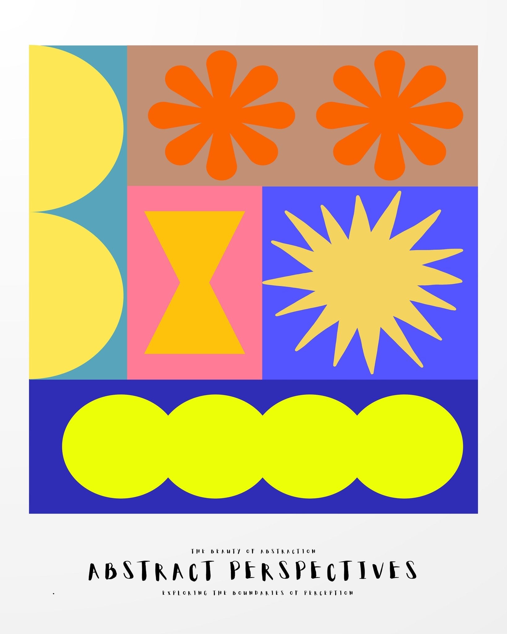 Geometric Color Blocks No3