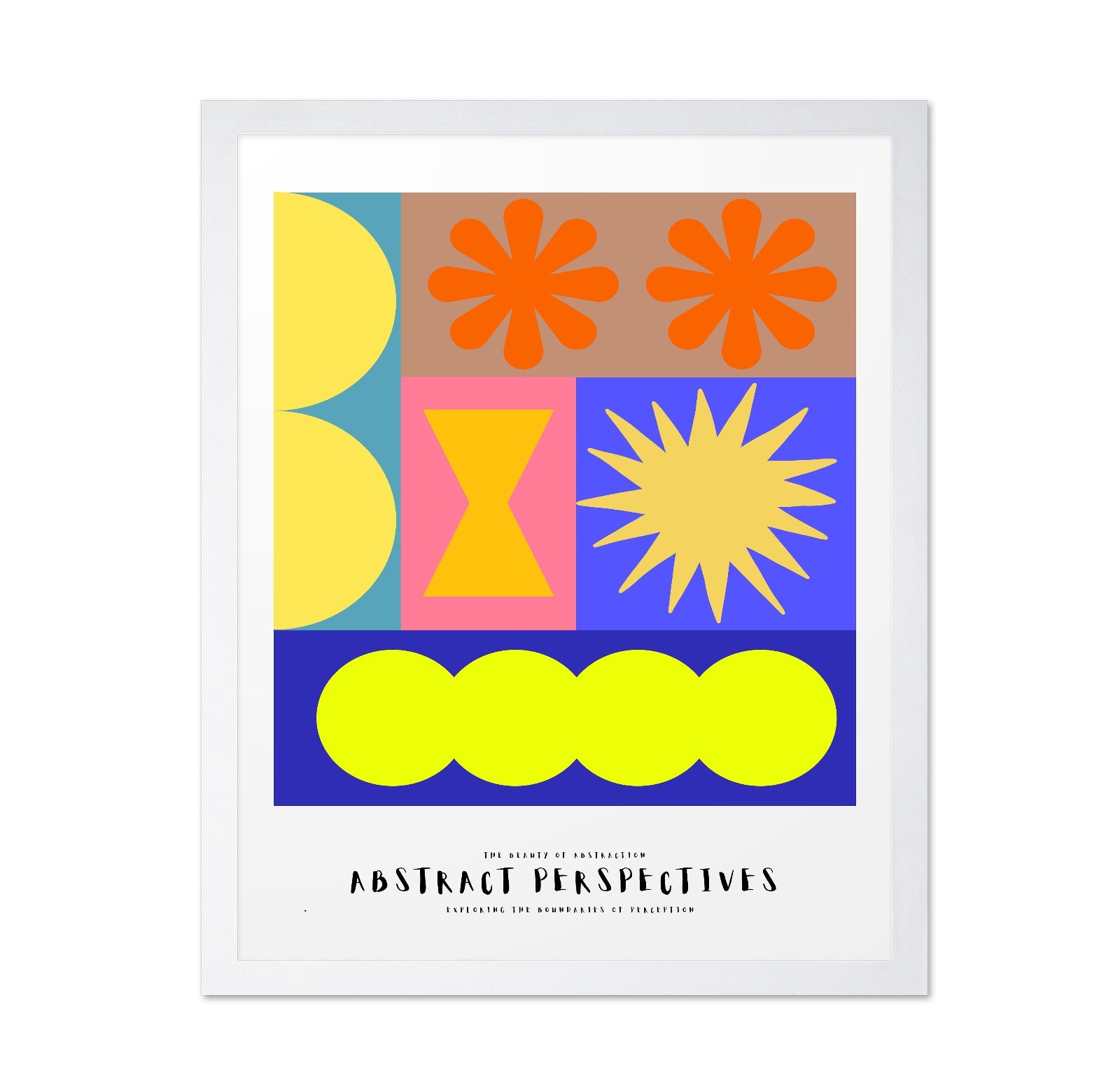 Geometric Color Blocks No3