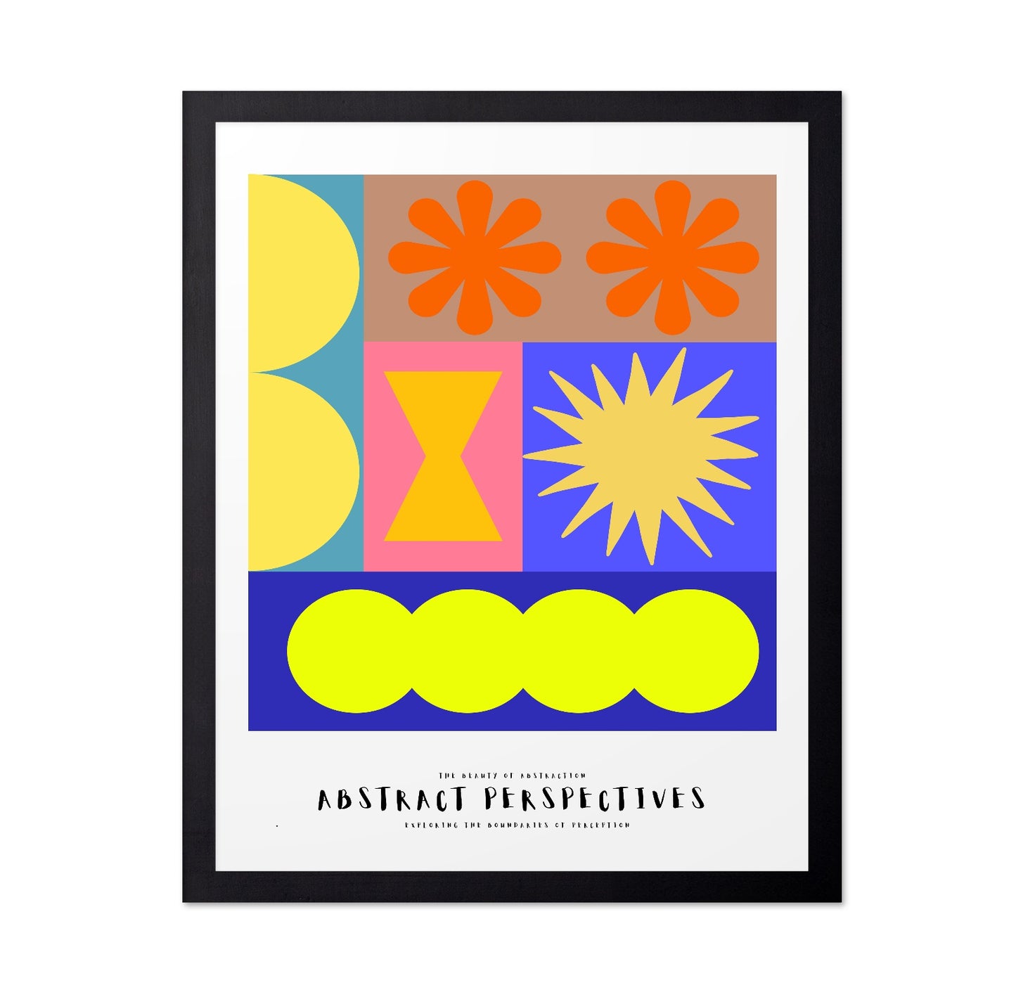 Geometric Color Blocks No3