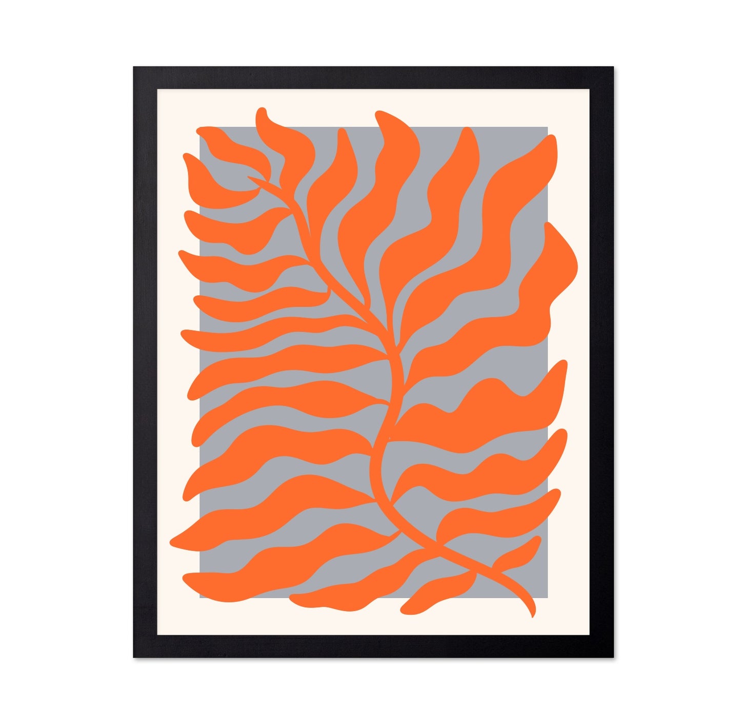 Flowing Orange Leaves