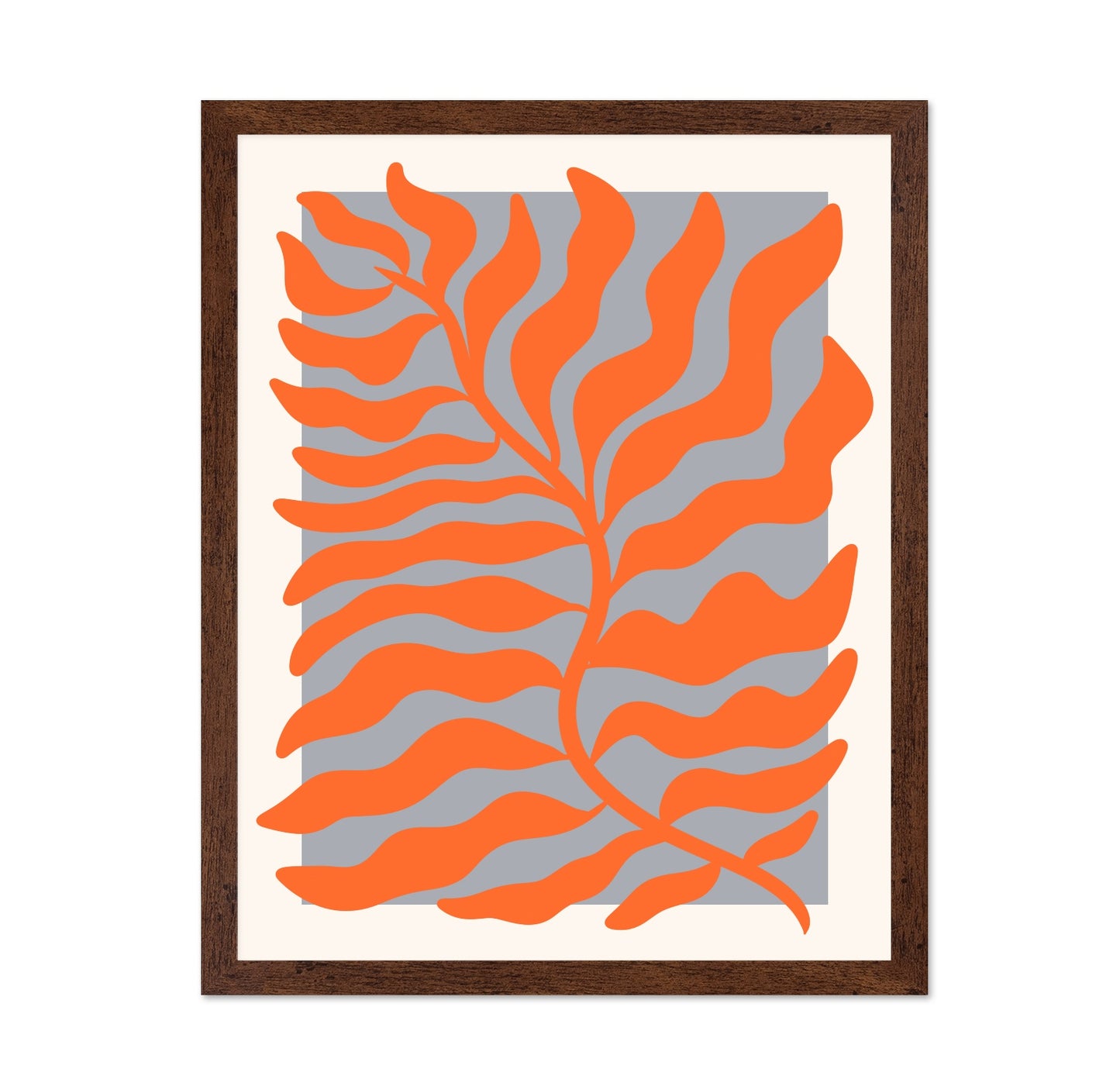 Flowing Orange Leaves