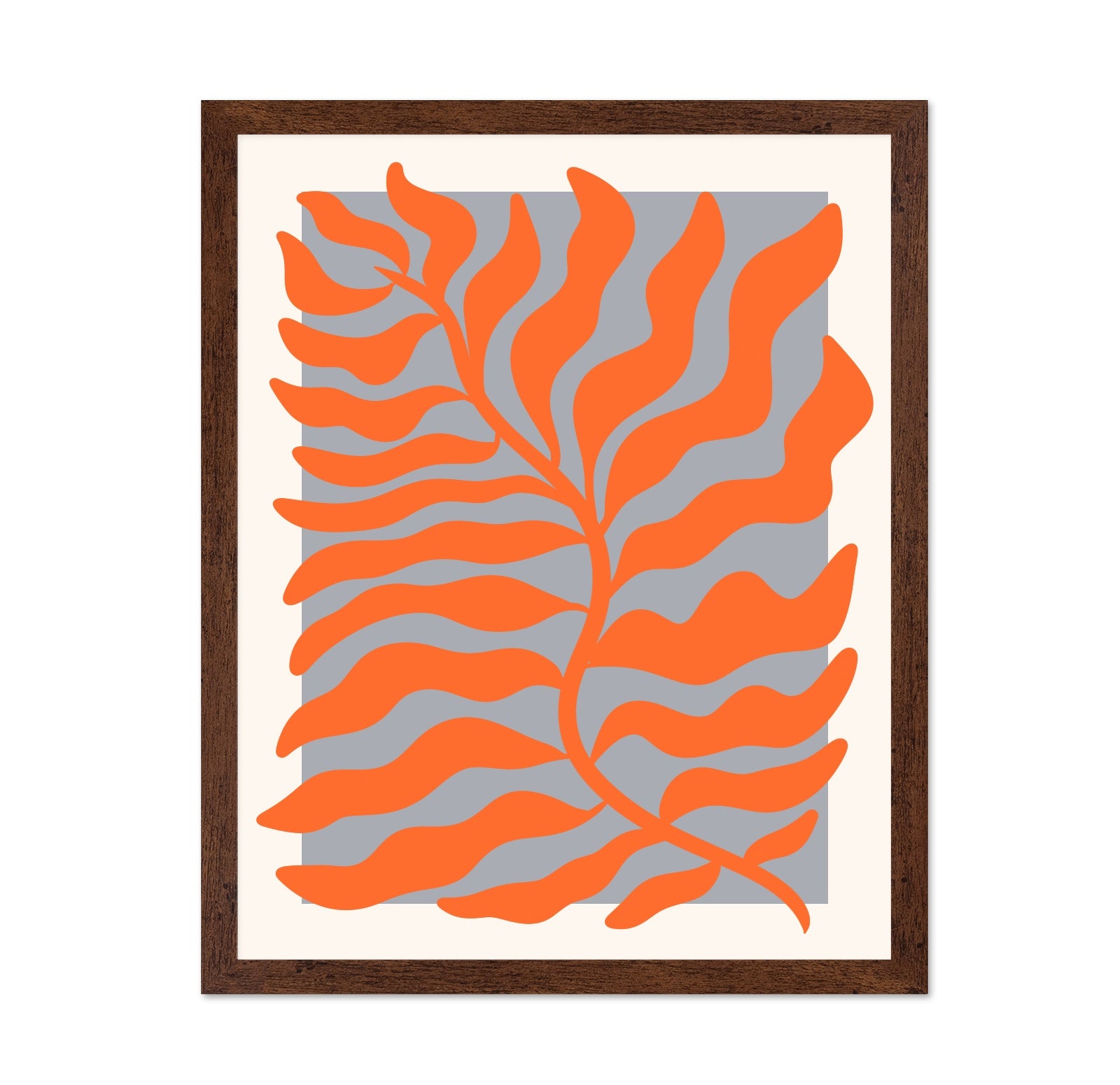 Flowing Orange Leaves