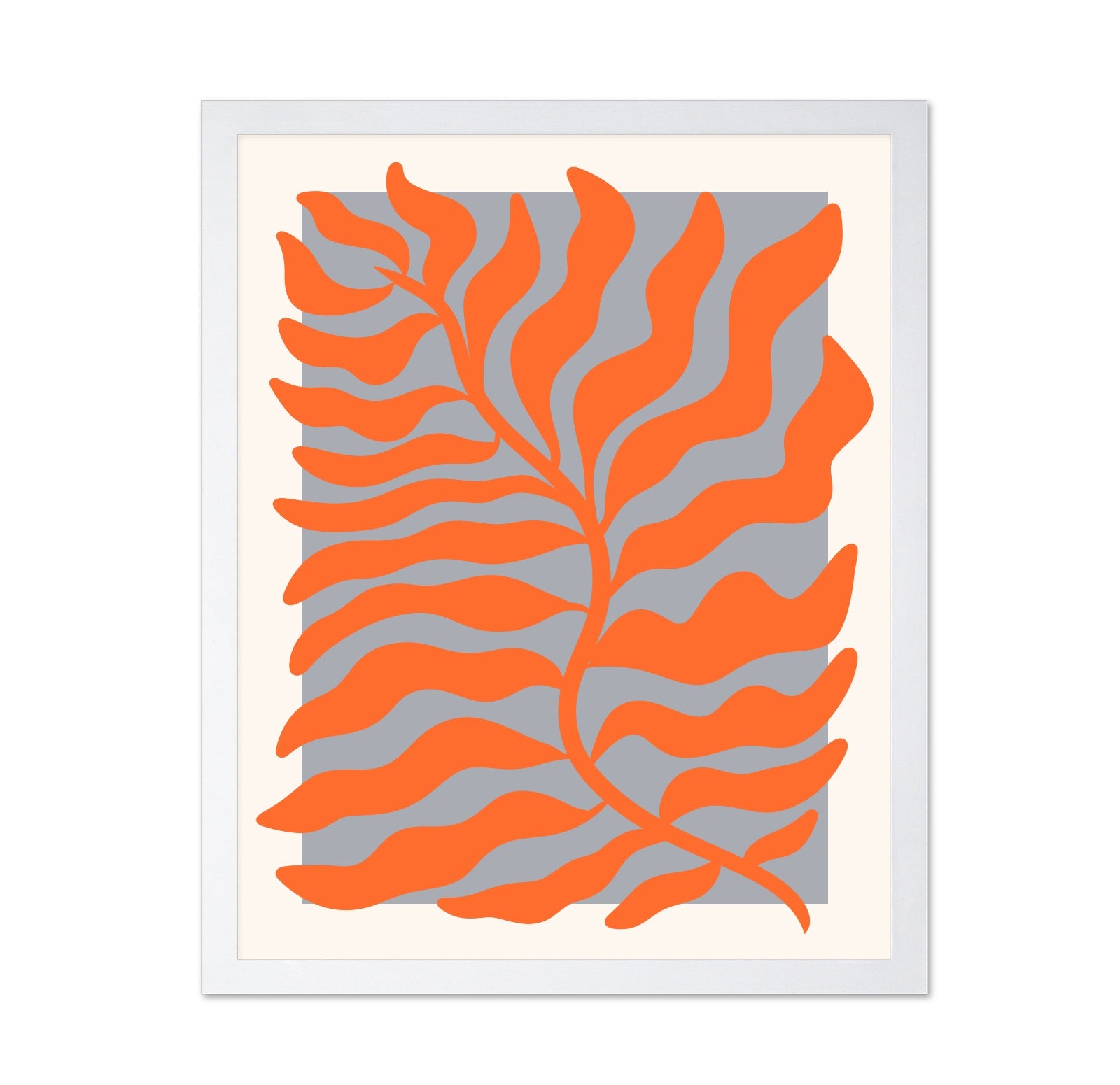 Flowing Orange Leaves