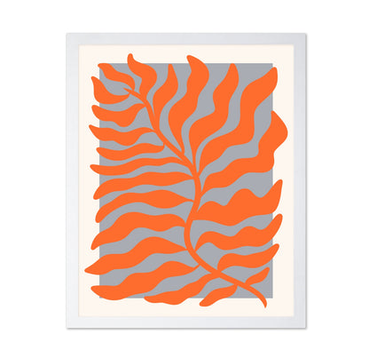 Flowing Orange Leaves