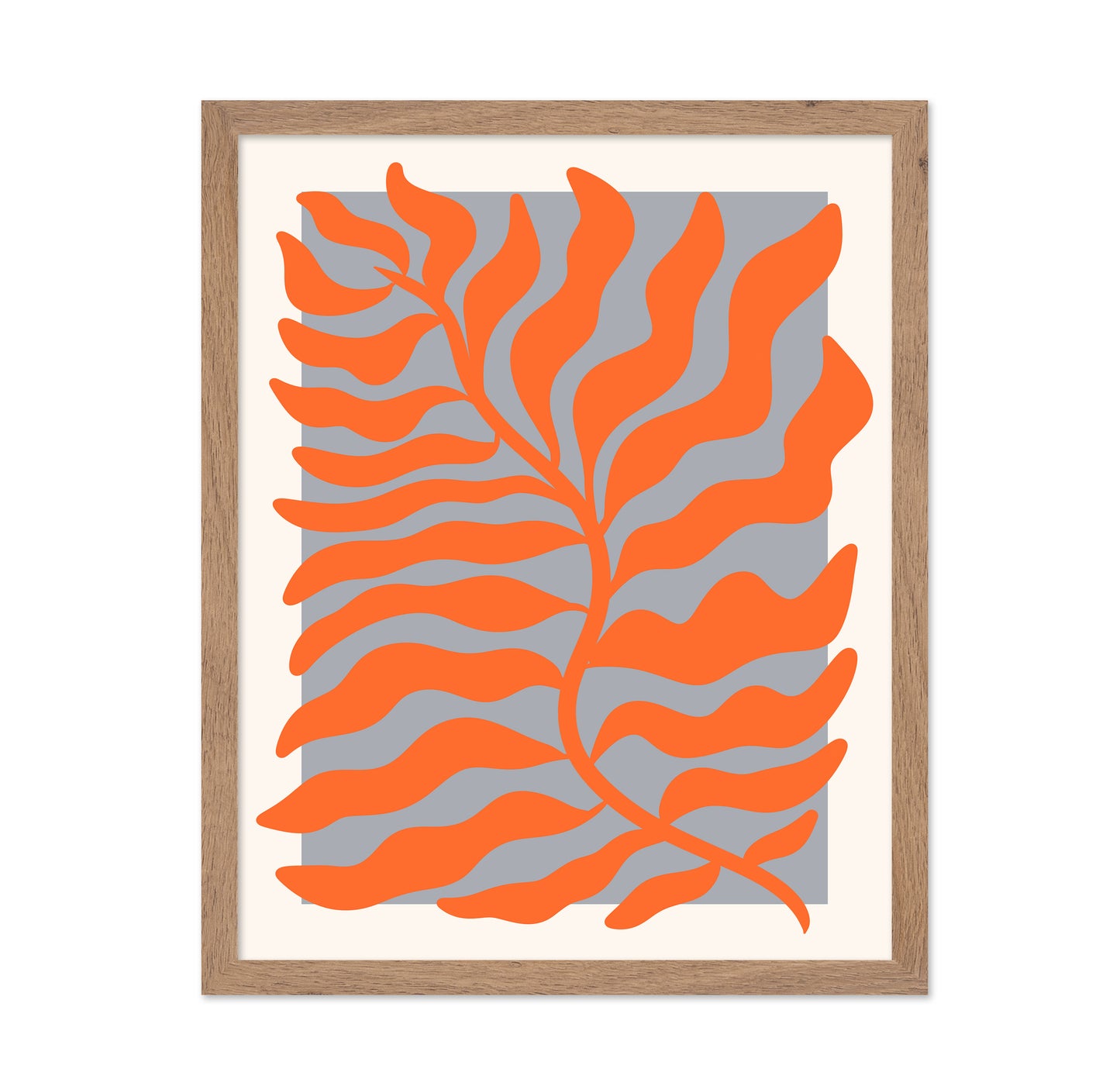 Flowing Orange Leaves