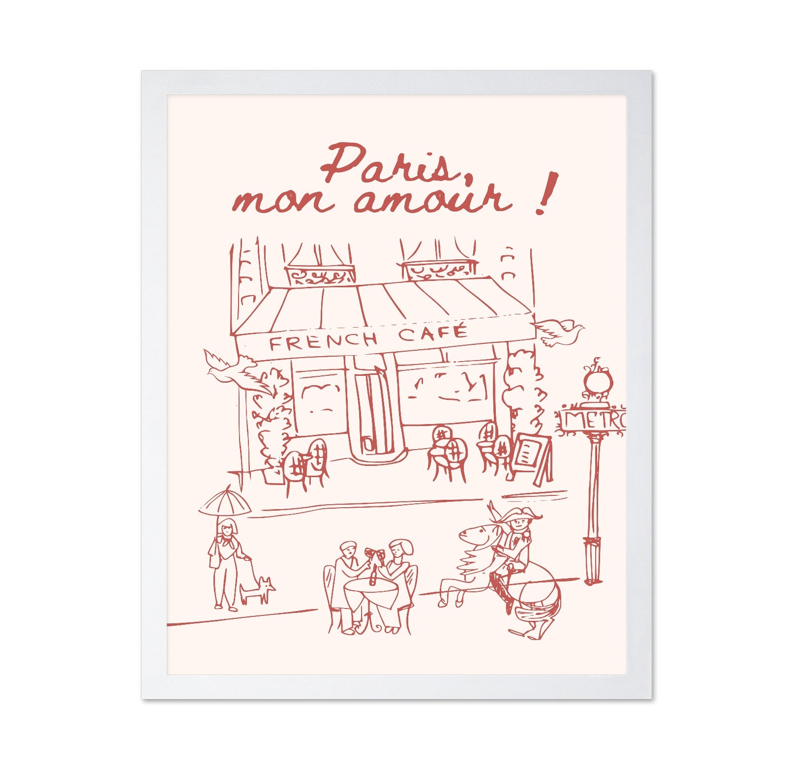 Paris Cafe Sketch No3
