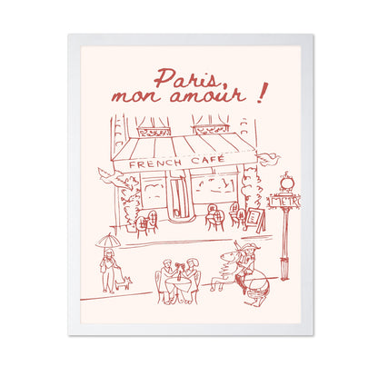Paris Cafe Sketch No3