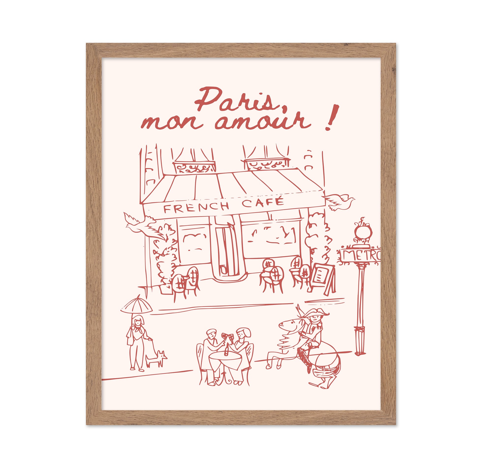 Paris Cafe Sketch No3
