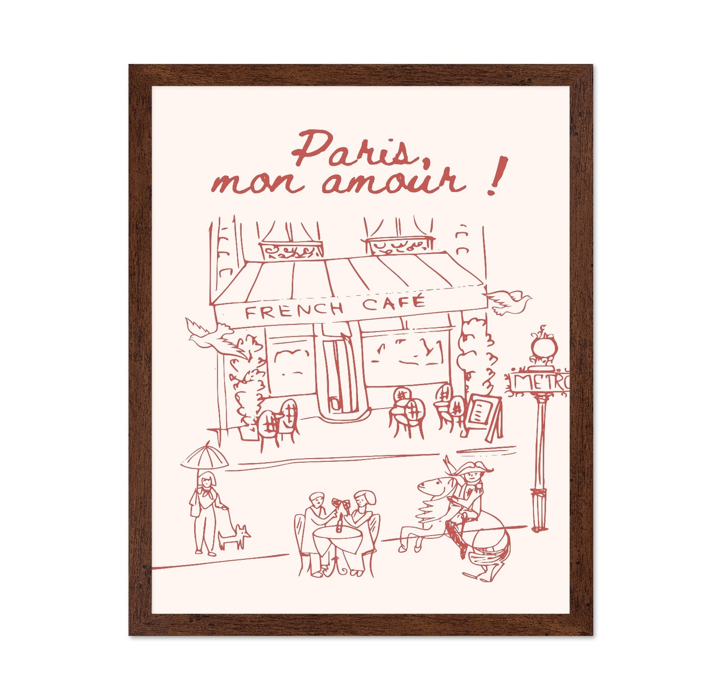 Paris Cafe Sketch No3