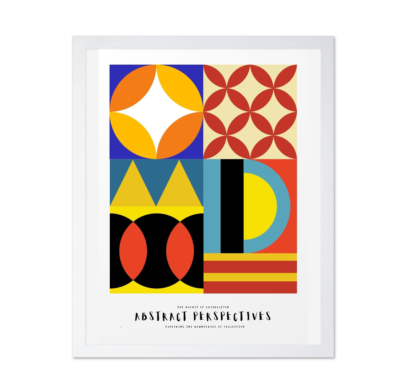 Geometric Color Blocks No4