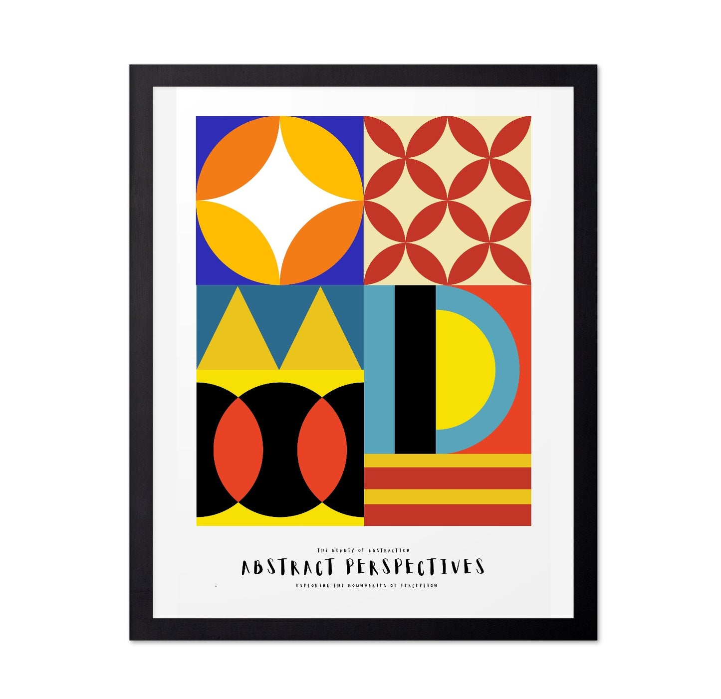 Geometric Color Blocks No4