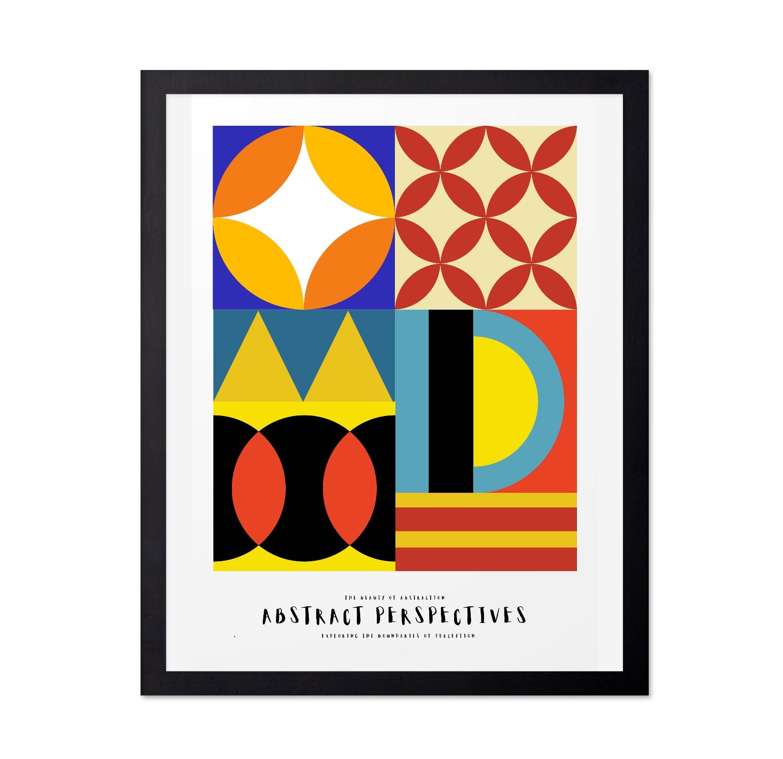 Geometric Color Blocks No4