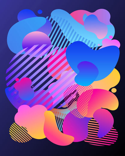 Neon Shape Fusion No2