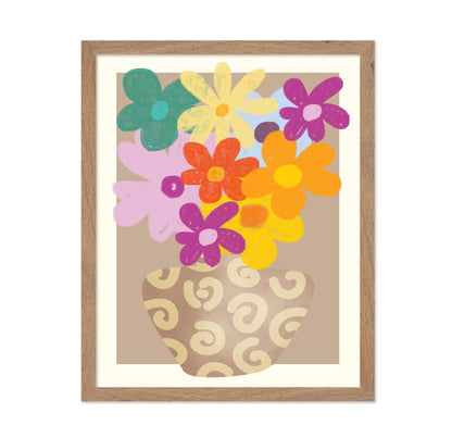 Colorful Flower Vase No1
