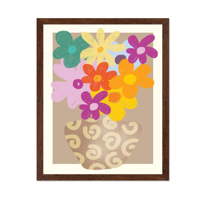 Colorful Flower Vase No1