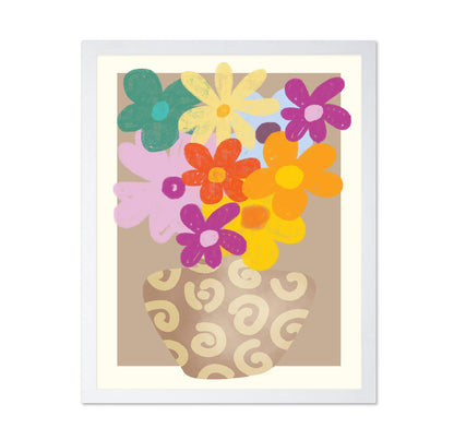 Colorful Flower Vase No1