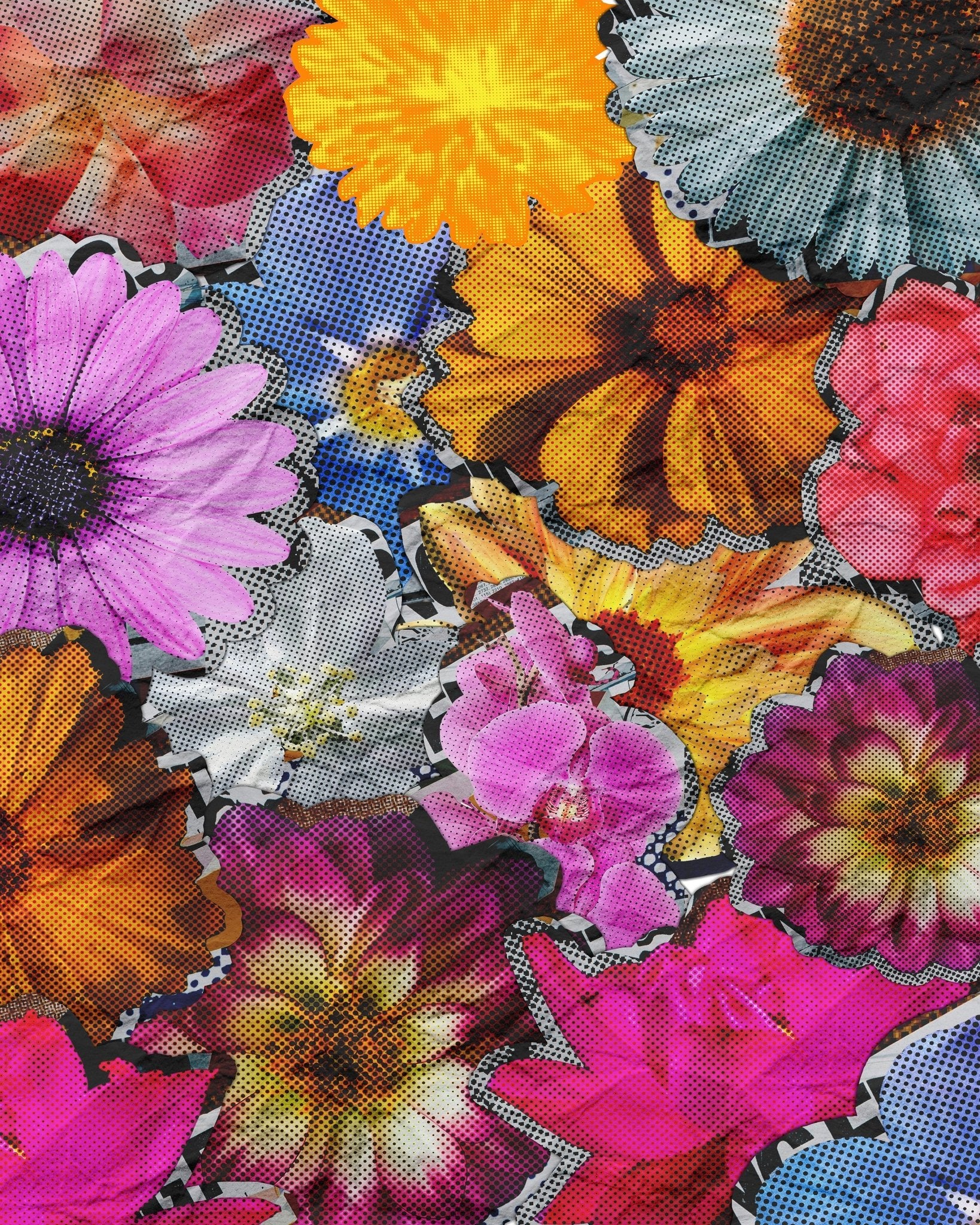 Floral Pop Collage