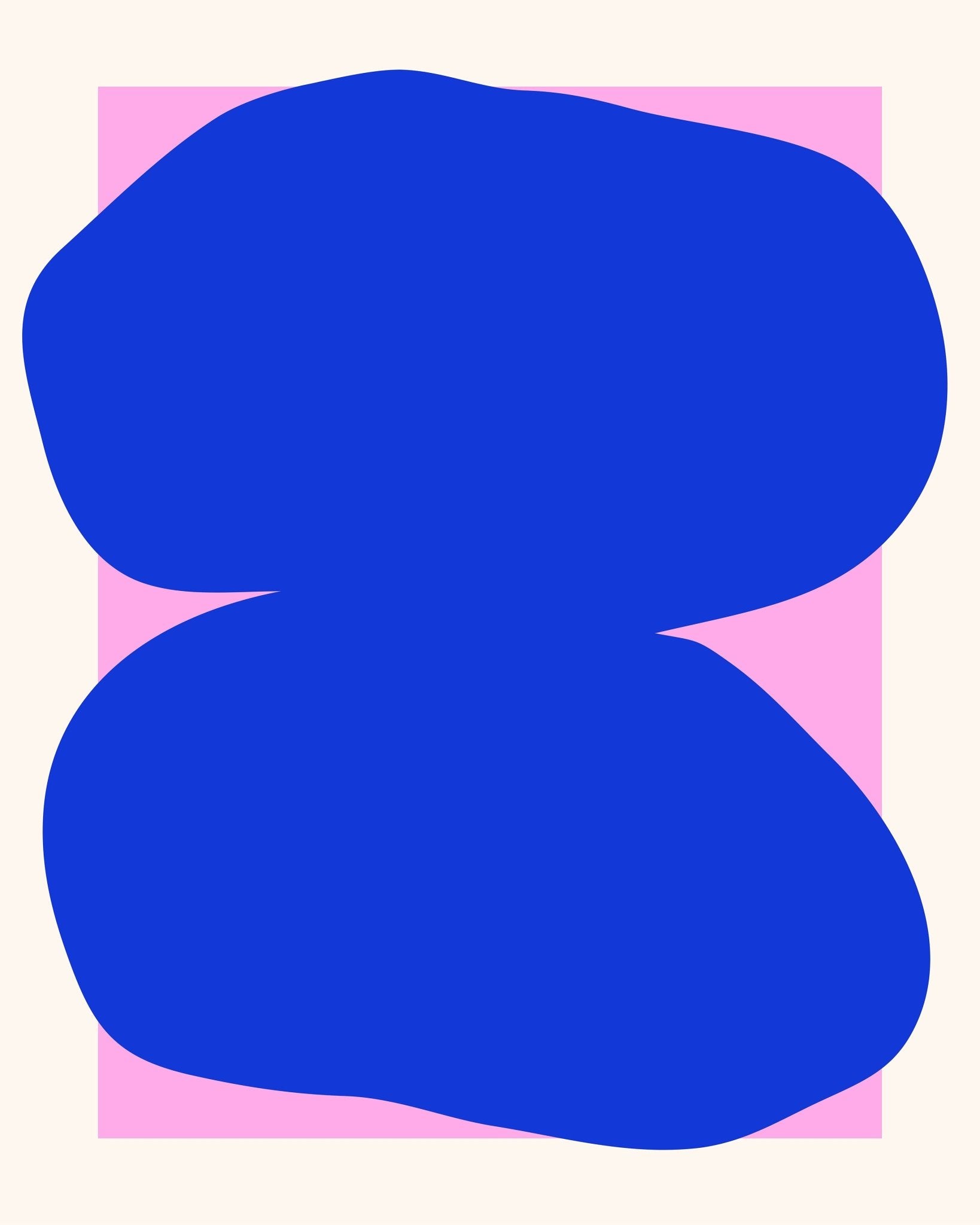 Blue Fluid Form