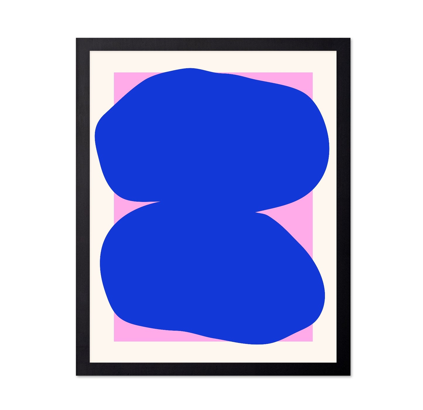 Blue Fluid Form