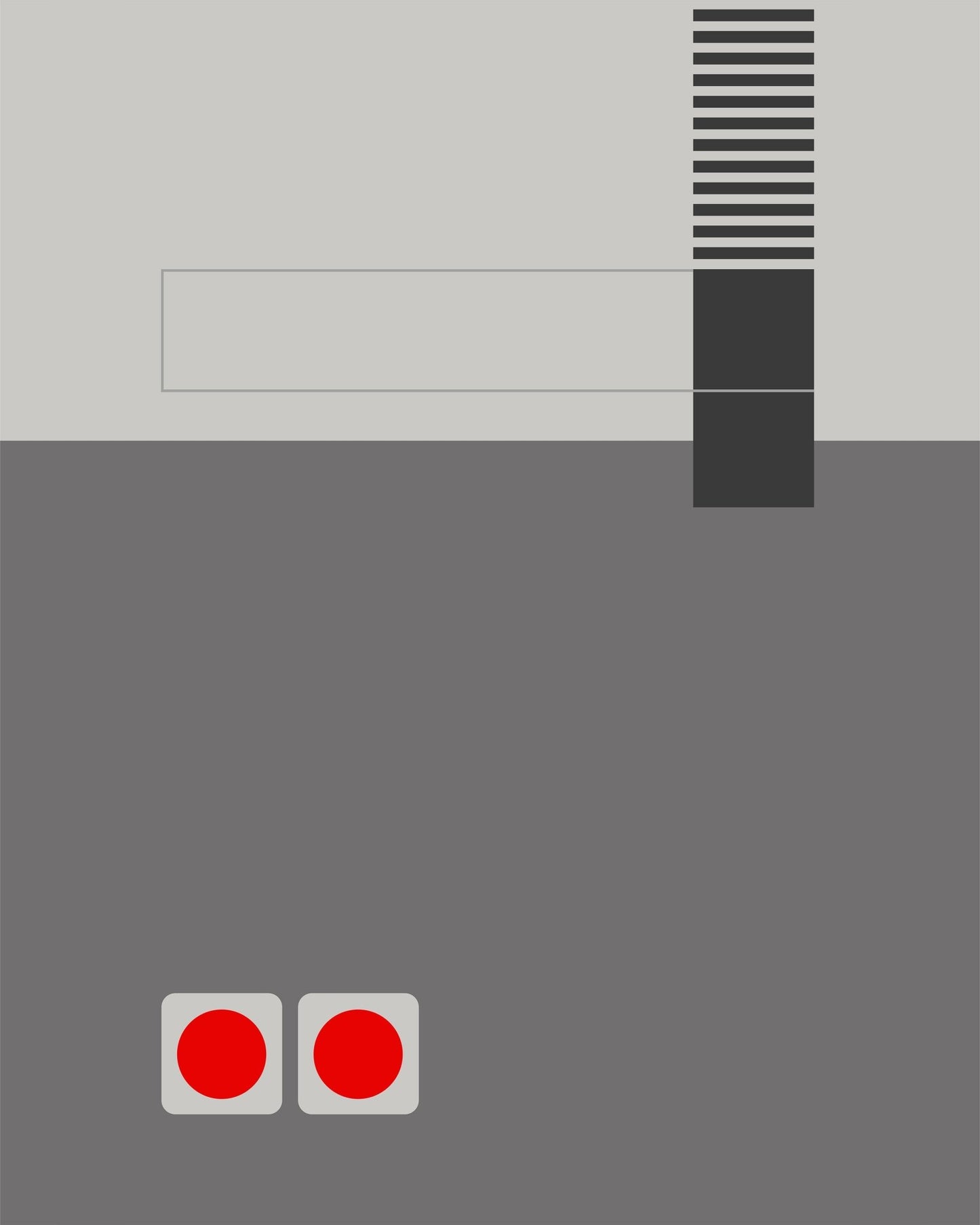 Minimal Gray Abstract