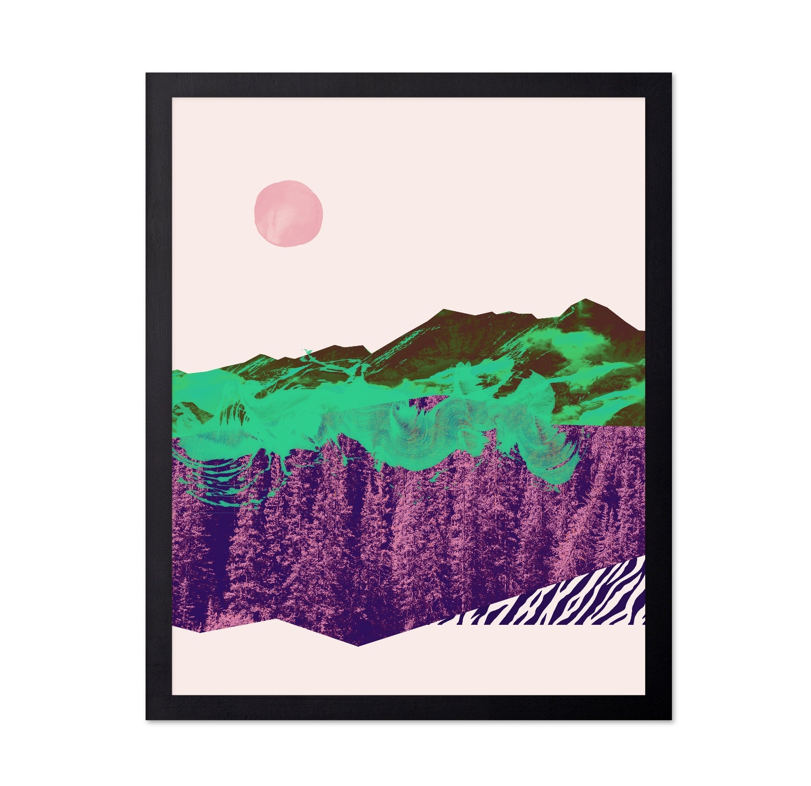 Neon Mountain Horizon